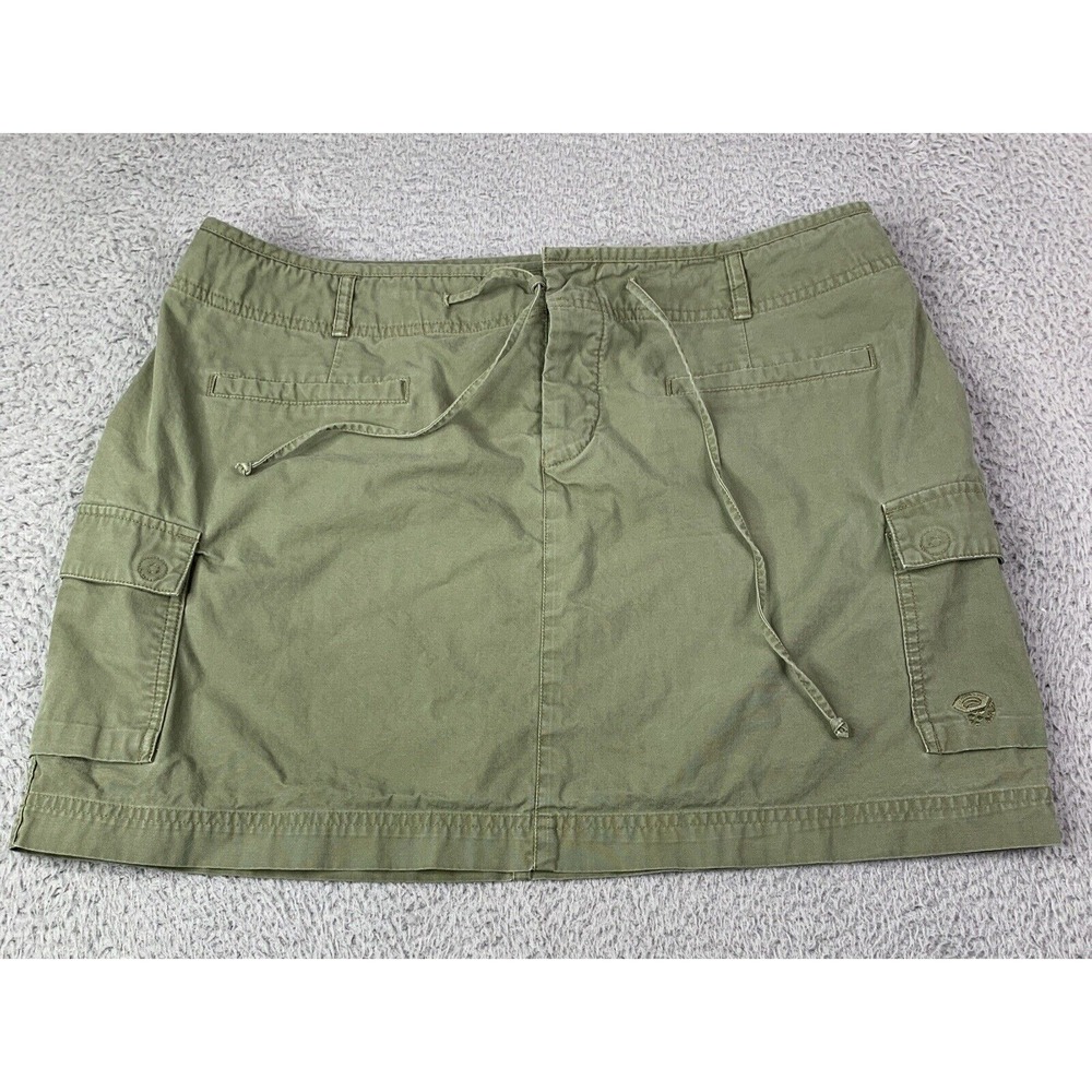 Mountain Hard Wear Skirt Womens Size‎ 34-Waist Measurment Green Cargo Pockets